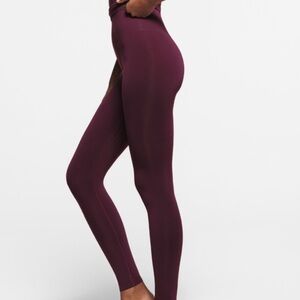 Skims Deep Berry Soft Smoothing Leggings